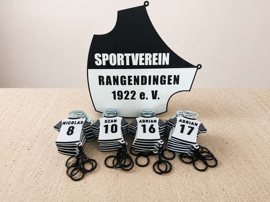 Personalisierte Trikot-Flaschenöffner für den SV Rangendingen